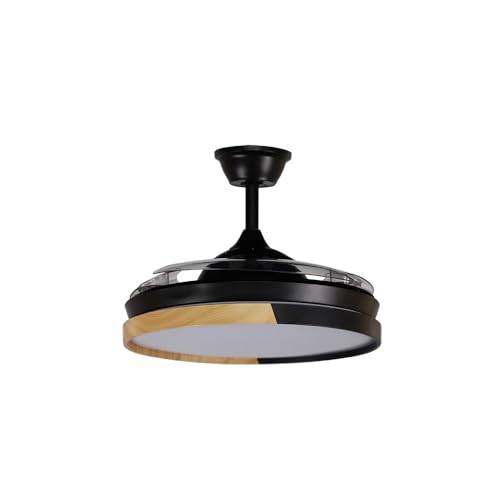Miniatura 2 de Fabrilamp Akunadecor Ventilador Emperador Negro Motor Dc Led 3000-4000-6000k