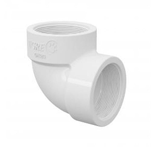 Joelho 90° com Rosca 1" Branco