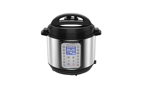 Instant Pot Duo Plus - 9-in-1 Pressure Cooker. Pressure cooking, slow cooking, rice, yogurt, steam, sauté and keep warm, steam, sous vide. 6 Quart / 5.7 L. Stainless Steel