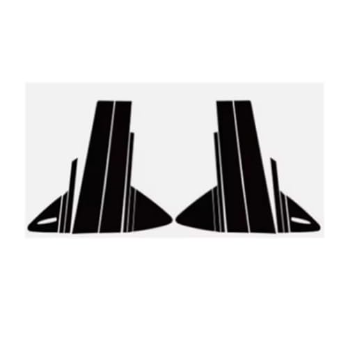 Autocollants montants de porte Toyota Corolla 2018-2024 vitres carbone