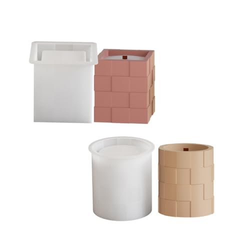 Craft Supplies Silicone Candle Cup Moulds Perfect for Resin Art Pen Holders