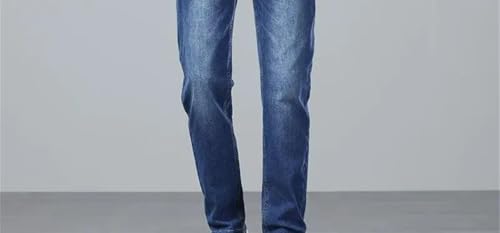 Men's Basic Straight-Leg Stretch Jeans in Multiple Colors, Regular-fit, Simple Jeans2