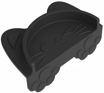 Bothyi Coffee Tamper Pad Silicone Tamper Mat Espresso Pressing Pad Corner Mat Non Slip Base L Shaped Counter Protector Quiet Easy Maintenance suitable for, Black