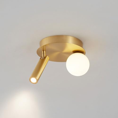 Plafonnier LED pour couloir et salon avec projecteur orientable