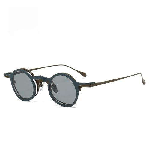 Lunettes de soleil rétro UV400 MUTYNE avec clip circulaire