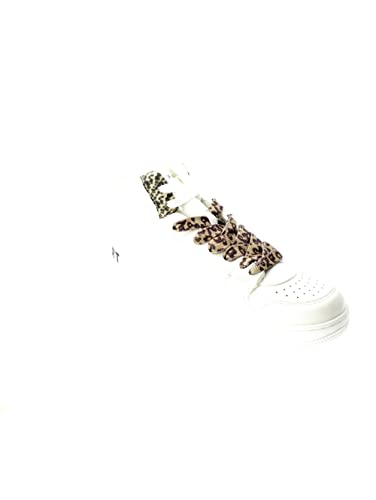 Colore: Bianco Basket Hailey - Sneakers Alte Donna con Borchie -Taglia 41