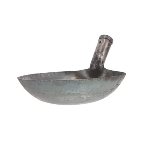 Gatuida Pala De Hierro para Excrementos Cuchara De Jardín Pala De Agua De Hierro Cucharón Hogar Recipiente para Agua Cuchara De Baño para Limpieza De Jardín y Mantenimiento