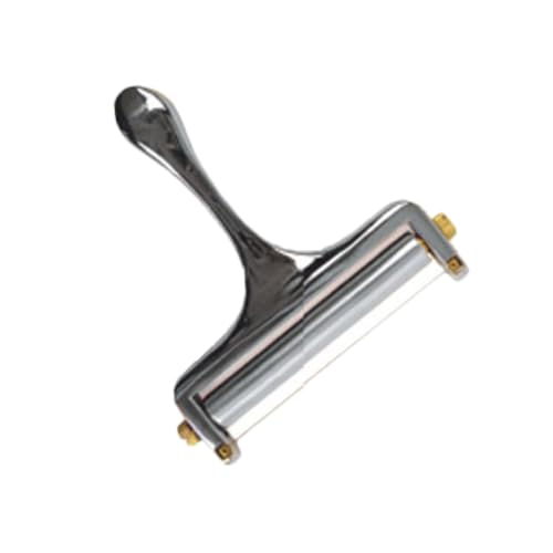 A-to-Z Supply SLKCC005 Cheese Slicer, Hand held, Adjustable Roller, Aluminum, Chrome-Plated