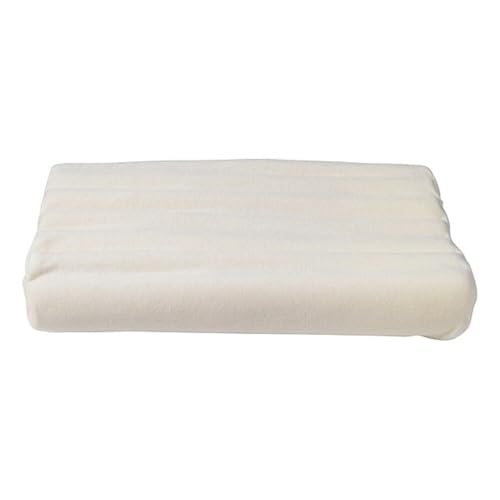 DMI Contour Memory Foam Pillow for Excellent Neck Support, Cervical Pillow, with Soft Cream Terry Cloth Cover