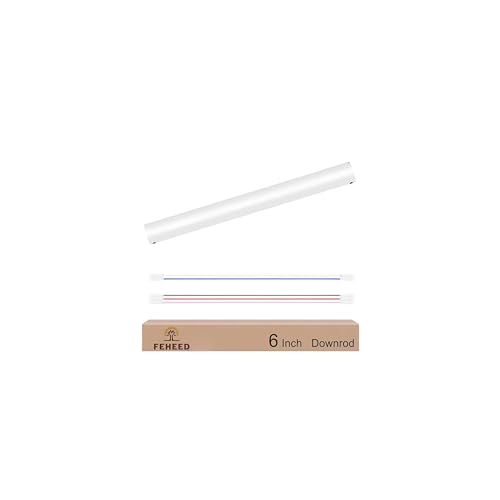 FEHEED 6 Inch Ceiling Fan Downrod, 1