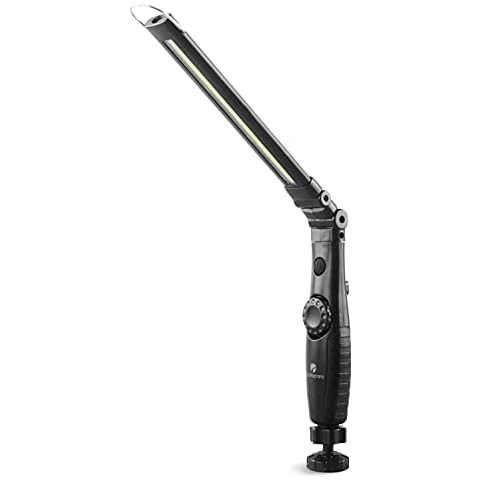 Dr. Prepare LED Work Light, 700 Lumens Foldable Rechargeable Work Light, 3200mAh Cordless Portable Magnetic COB LED Inspection Light for Car Repair, Home, Garage, Emergency Cover