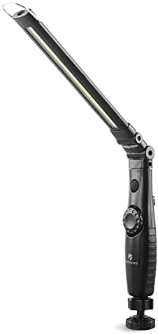 Dr. Prepare LED Work Light, 700 Lumens Foldable Rechargeable Work Light, 3200mAh Cordless Portable Magnetic COB LED Inspection Light for Car Repair, Home, Garage, Emergency