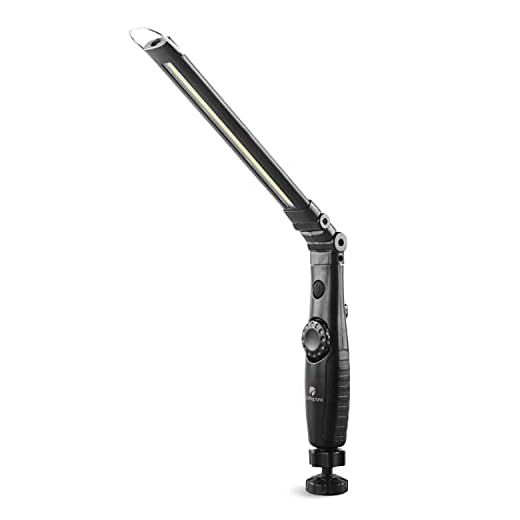 Dr. Prepare LED Work Light, 700 Lumens Foldable Rechargeable Work Light, Cordless Portable Magnetic COB LED Work Light, 3200mAh Inspection Light for Car Repair, Home, Garage, Emergency