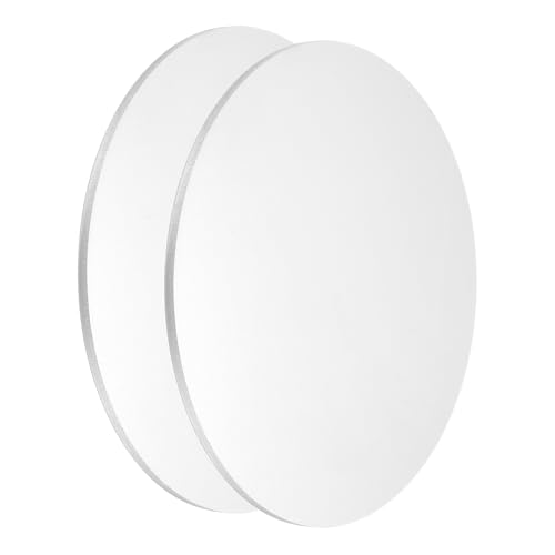 uxcell �A���~�j�E���f�B�X�N 2�� ���a4�C���`(100mm) ����0.06�C���`(1.5mm) 5052�A���~�T�[�N���v���[�g ���E���h�V�[�g �����X�^���s���O�p