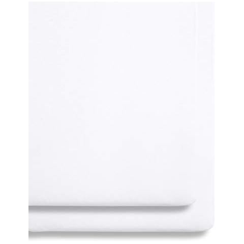 2 Pack Crib Fitted Sheets 44 x 80cm - White - Light, Breathable & Luxurious Jersey Cotton Made To Last & Designed To Fit SnüzPod Bedside Cribs Cover