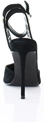 Steve Madden Women's Vary Pump, Black Suede, 6 | Image 4