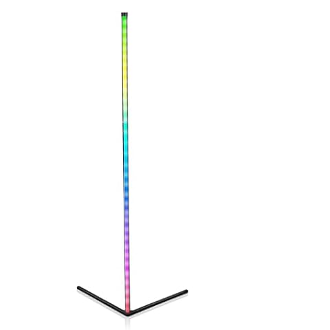 Grundig Rgb lampa podłogowa LED, wielokolorowa, z pilotem zdalnego sterowania i czujnikiem muzycznym, 140 cm
