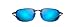 Maui Jim Sunglasses | Ho'okipa B407-11 | Polarized Smoke Grey Rimless Frame, Blue Hawaii Lenses, with with Patented PolarizedPlus2 Lens Technology