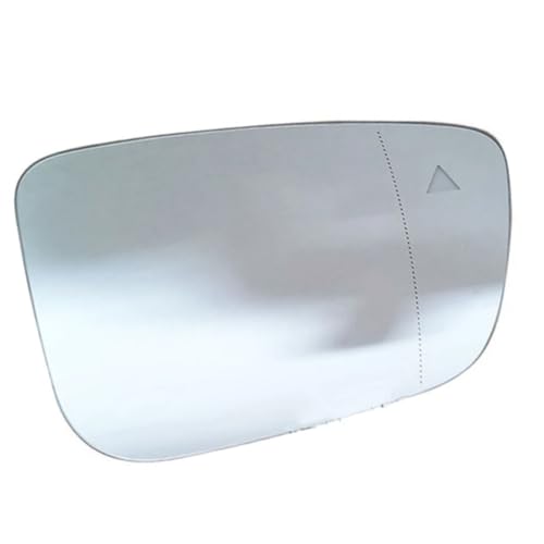Verre de rétroviseur chauffant avec avertisseur angle mort