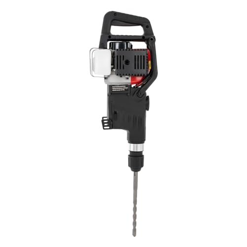 Taladro percutor de impacto de 1000 W con mango auxiliar y agarre suave, control de velocidad, perforación de percusión para mampostería y hormigón