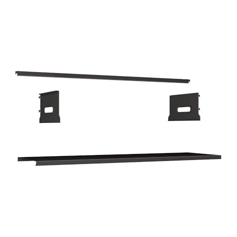 LyAosdFu Bookshelf Metal Layer Board Accessories. It Cannot Be Used Alone. Must Be Used in Conjunction with Bookshelves（Black） Cover