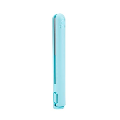 Plancha para cabello portátil 2 en 1 con pantalla digital miniatura 1