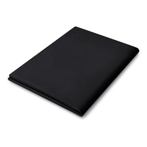 Luxury Black Microfiber Queen Flat Sheet Cover