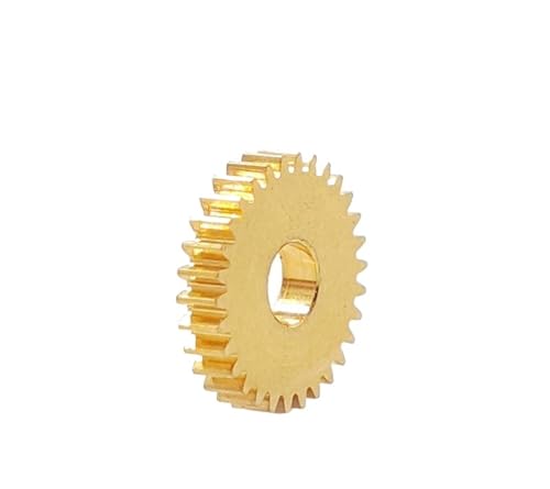 Bevel Gear Pinion Hardware Mechanical 0.2 Module 30/32/33/36 /39/40 /44 Teeth Copper Metal Gear 1.2mm Thickness Thin Micro Pinion 0.2M 302AB 322A 33T 393B 402AB(393B-1Piece)