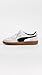 PUMA Palermo Unisex Sneakers, White-Vapor Gray-Gum, 14.5 US Women/13 US Men