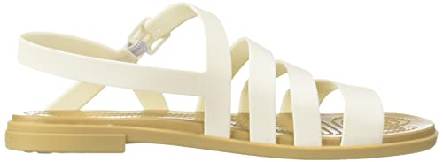 Sandália Tulum Sandal, Crocs, Adulto-Unissex, Oyster/Tan, 36
