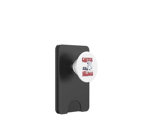 PopWallet pour MagSafe Café et bouledogues Vintage - Porte-cartes pour iPhone