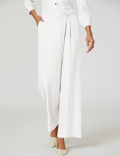 Blooming Jelly Women Wide Leg Dress Pants High Waisted Work Pant with Pocket Business Casual Outfits 20254