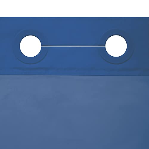 River Dream No Hook Fabric Shower Curtain or Liner with Sheer Window, Blue by River Dream - Used condition - Image 7