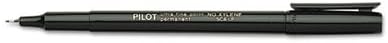 Pilot Extra-Fine Point Marker - Pen Point Size 0.5mm - Marker Point Size 0.4mm - Ink Color Black - Barrel Color Black - 1 Each