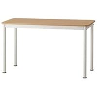 山善(YAMAZEN) デスク パソコンデスク 幅120×奥行45×高さ70cm 【耐荷重80kg】 傷や汚れに強い天板 角が丸い 組立品 ナチュラル MFD-1245R(GNA/IV)