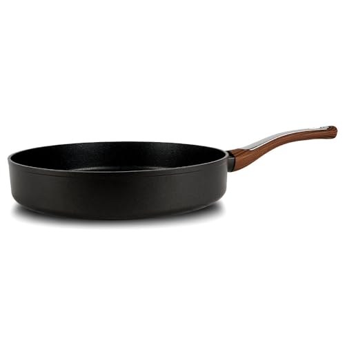 Poêle en aluminium gris SIL 2811 Granit Jumbo durable et élégante - 3