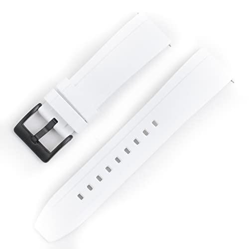 Image of StrapHabit Quick Release Rubber Watch Strap Band FKM 20mm 22mm 24mm