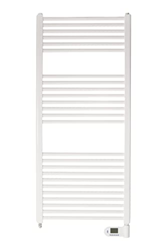 Haverland   Tod 7 | Radiador Secatoallas Eléctrico Programable | 700 W | Toallero de Pared | 25 Barras Calefactoras | Indicador de consumo | Termostato Digital | Bajo consumo | Blanco