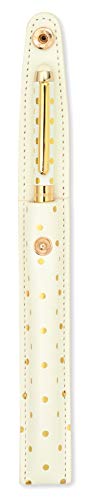 Kate Spade New York Black Ink Pen with Stylus Tip (Gold Dots)