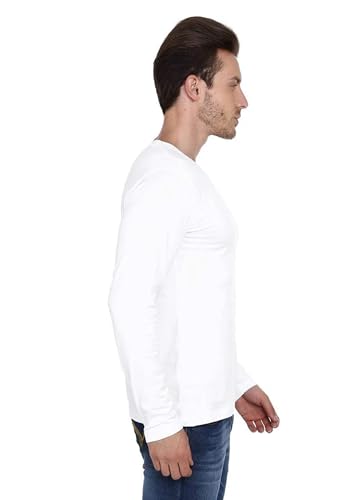 Image of Mens Printed Round Neck Half Sleeve /Long Sleeve 100% Cotton T-Shirt