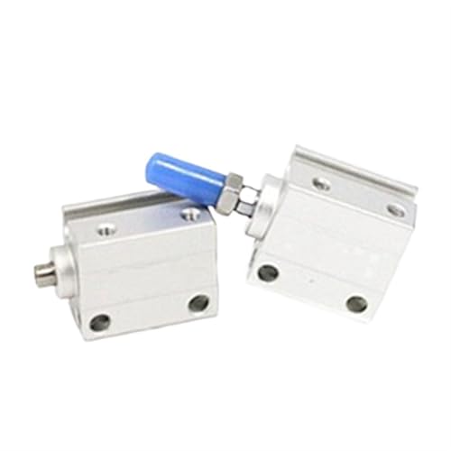 Mini cilindro neumático de montaje libre serie MU20 con rosca hembra 2