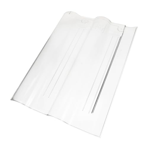 LOORGVEL Tuile De Toiture Transparente 300x400mm en Polycarbonate 4mm pour Jardin Et Serrage – Panneau Lumineux Résistant Soleil Pluie Vent – Revêtement Acrylique Décoration Paysagère Patio