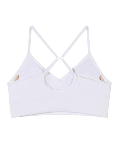 Image of AUROLA Serpent Seamless Sports Bras for Women,Backless Padded Strappy Workout Gym Yoga Crop Tops
