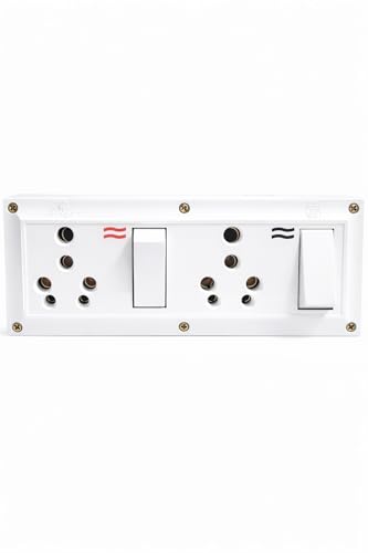 Image of Ginger+ 16 Amp Double Universal Socket Board, White