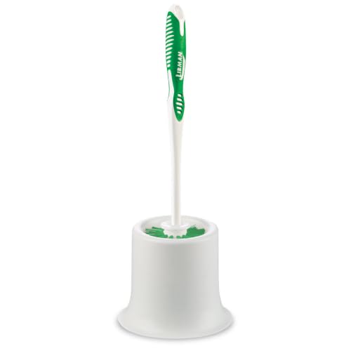 Product Image of the Libman Commercial 34 Round Bowl Brush and Open Caddy, Polypropylene, 15' Standing Height, Green and White (Pack of 4)