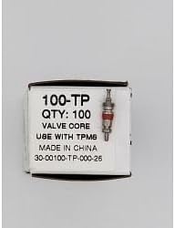 Dill TPMS Tire Valve Stem Cores 100 Qty. Nickel Plated 100-TP