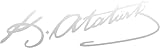 Premium Atatürk Imza Unterschrift Auto Aufkleber UV-Beständig & Waschanlagenfest 30x9 cm (Chrome)