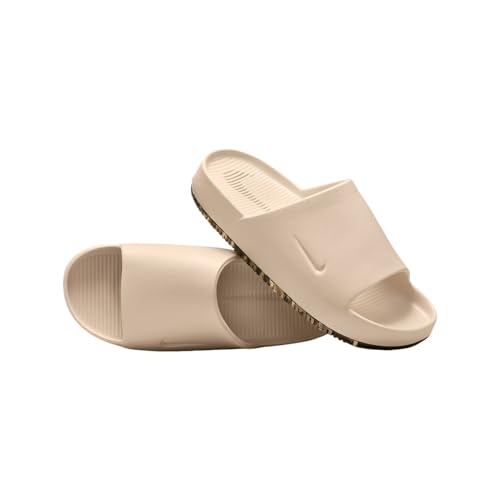 Nike Calm Men's Slides (FD4116-101, Sanddrift/Light Khaki/Fauna Brown/Sanddrift)