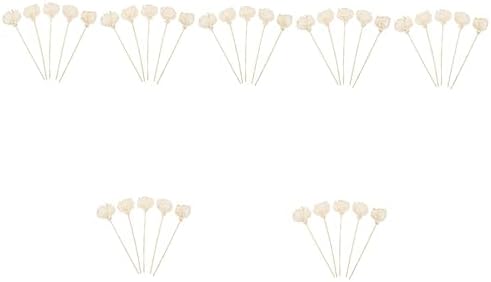 35 pcs Peony Flower Plant Decorations Wedding Decor Specialty Tools Diffuser Tool Scented Oil Sticks Aroma Diffuser Flower Stick Diffuser Flowers Perfume Diffuser Wave