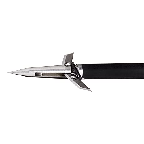 Stryke Helios 2 Blade Steel Expandable Broadhead By Allen, Swift Terminal Performance, 100 Grain, 1.75 (1 3/4) Inch Cutting Diameter, 3 Pack, Metal #TOP3